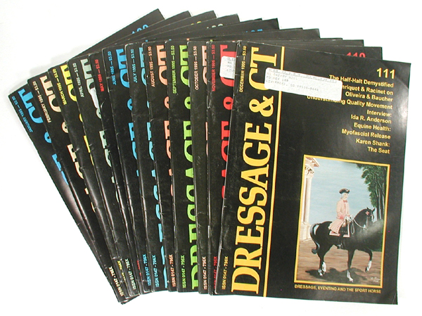 Collectible Dressage and Combined Training magazines