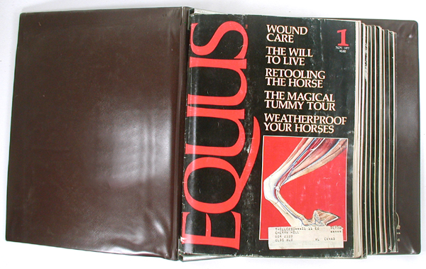 Collectible EQUUS magazines