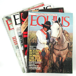 Collectible Vintage EQUUS magazines