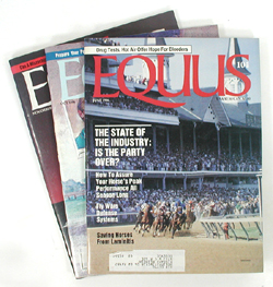 Collectible Vintage EQUUS magazines