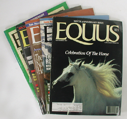 Collectible Vintage EQUUS magazines