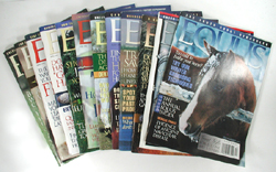 Collectible Vintage EQUUS magazines