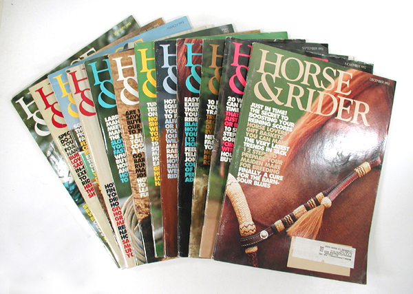 Horse and Rider - vintage horse magazines from 1993