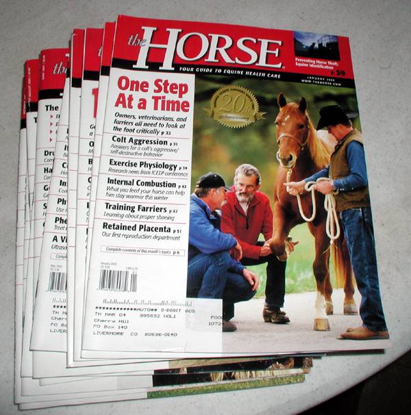 The Horse - vintage horse magazines 2003