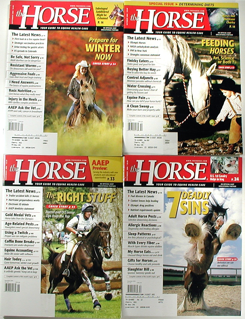 The Horse - vintage horse magazines from 2004