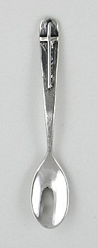 Authentic Native American Navajo Indian Sterling Silver baby Spoon
