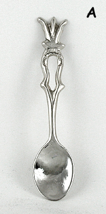 Authentic Native American Sterling Silver baby spoon by Navajo Francis Begay