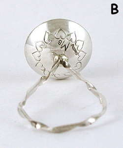 Authentic Native American Sterling Silver Baby Rattles by Navajo silversmith Monica Smith