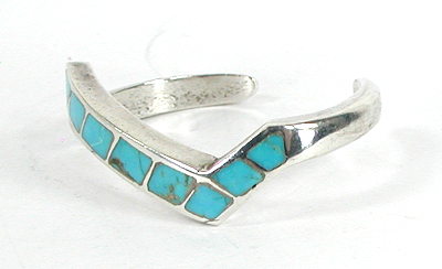 sterling silver and turquoise bracelet 7 inch