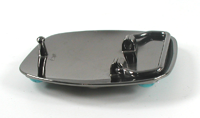 like new turquoise dragonfly belt buckle