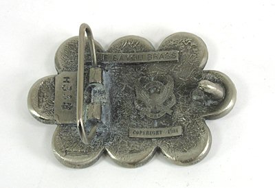 Large Cast Buffalo Nickels belt buckle 