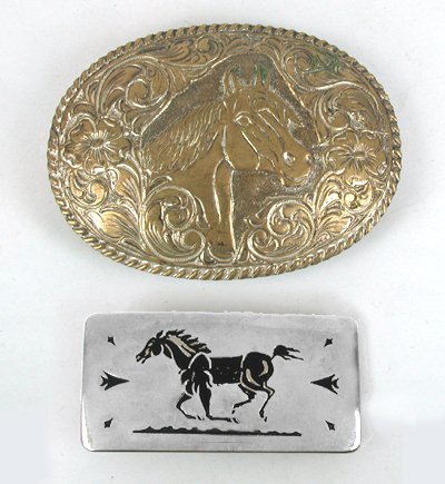 Buffalo Skull l belt buckles 