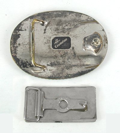 two horse belt buckles