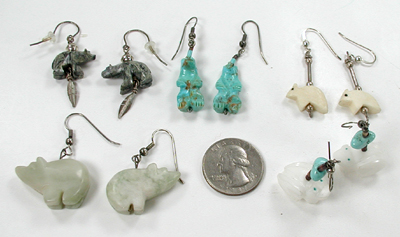 Bargain Barn 5 pair earrings