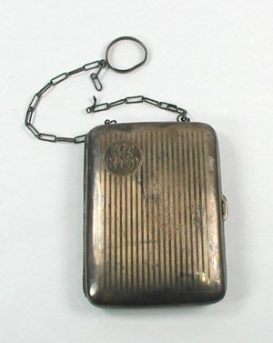 Vintage sterling silver ball purse