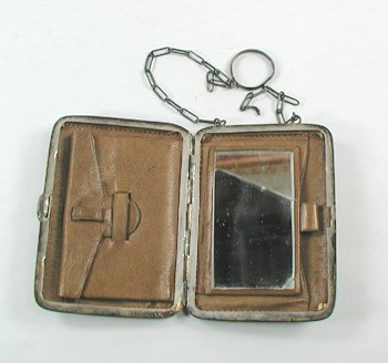 Vintage sterling silver ball purse