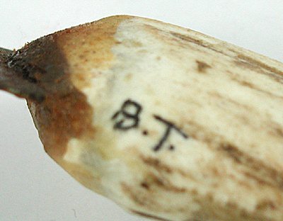 Vintage Antler handle Skinning Knife with Sheath