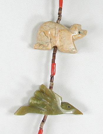 Mixed Animal necklace 24 1/2 inches long