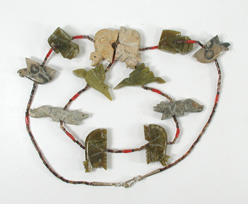 Mixed Animal necklace 24 1/2 inches long