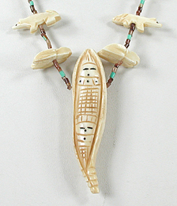 maidens and animals necklace 30 inches long