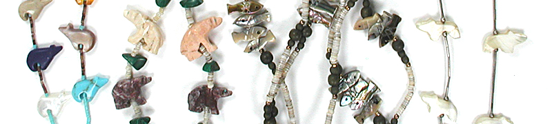 Four Animal Necklaces approximately 24 to 30 inches long