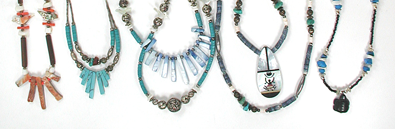 lot of five  necklaces