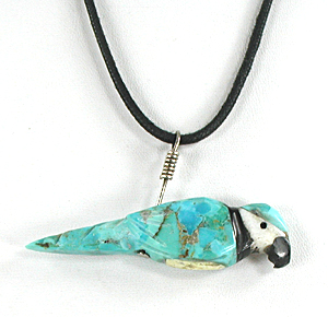 adjustable Parrot necklace by  artisan Matt Mitchell