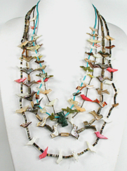 lot of Four bargain necklaces, no missing or broken pieces