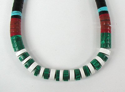 plastic heishi necklace 20 inch