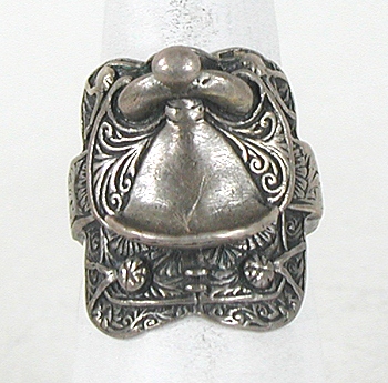 vintage sterling silver Western Saddle ring size 8 3/4