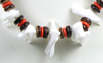 Tribal Heishi and Tin Necklace