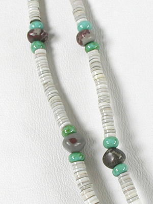 2 strand olive shell heishi earrings and  necklace set with aventurine turtle pendant 22 inches long