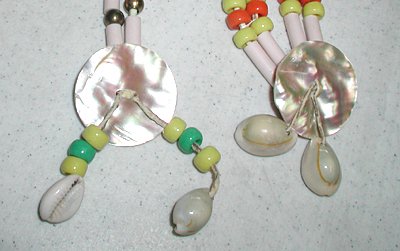 Bargain Barn lot of three beaded necklaces and a bolo tie