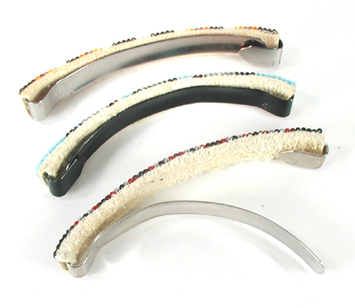 hand beaded barrette