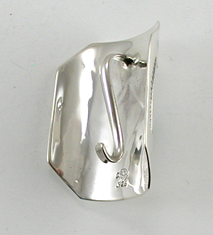 Authentic Native American Sterling Silver Pony Tail cover by Navajo Annette Chiquito