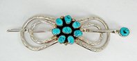 Sterling Silver Navajo Feather Barrette