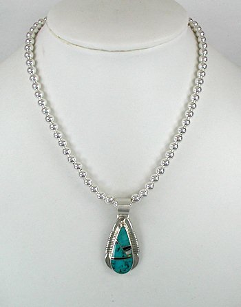 Native American  sterling silver Bead Pendant Hangers