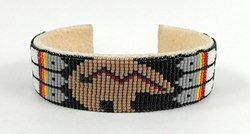 Authentic Native American Hand Beaded bracelet by Navajo Alyce Johnson