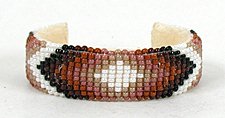 Authentic Native American hand beaded baby child youth bracelet by Navajo artist Alyce Johnson