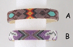 Authentic Native American Hand Beaded bracelet by Navajo Alyce Johnson