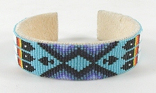 Authentic Native American Hand Beaded bracelet by Navajo Alyce Johnson