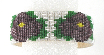 Authentic Native American Hand Beaded bracelet by Navajo Alyce Johnson
