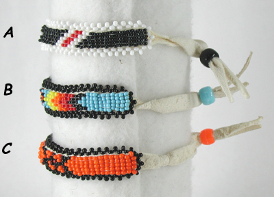 Authentic Native American Hand Beaded bracelet by Navajo Alyce Johnson