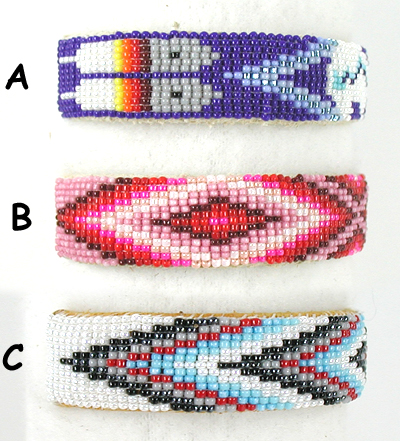 Authentic Native American Hand Beaded bracelet by Navajo Alyce Johnson