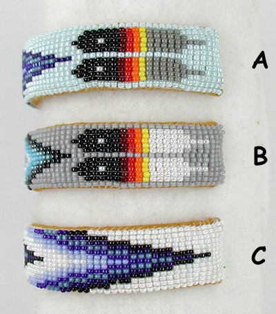 Authentic Native American Hand Beaded bracelet by Navajo Alyce Johnson