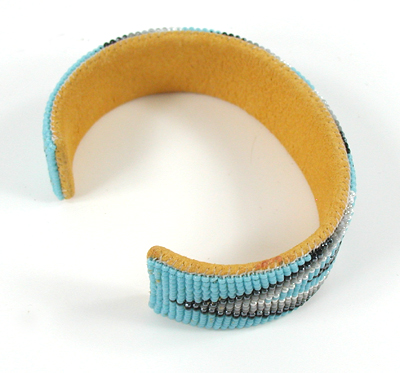 Authentic Native American Hand Beaded bracelet by Navajo Alyce Johnson