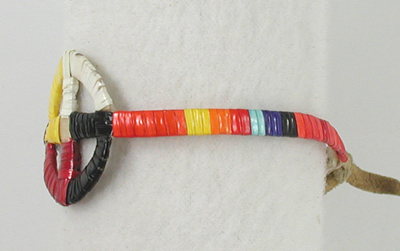 Authentic Native American quilled medicine wheel bracelet by Lakota artisan Tiny Pourier | fast shipping