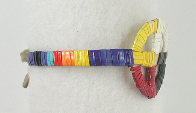 Authentic Native American quilled medicine wheel bracelet by Lakota artisan Tiny Pourier | fast shipping