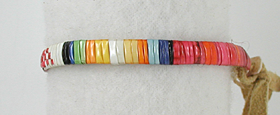 Authentic Native American quilled bracelet by Lakota artisan Tiny Pourier | fast shipping