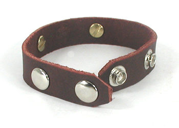 Authentic Native American sterling silver and stone inlay leather cuff by Navajo artist Edison Yazzie